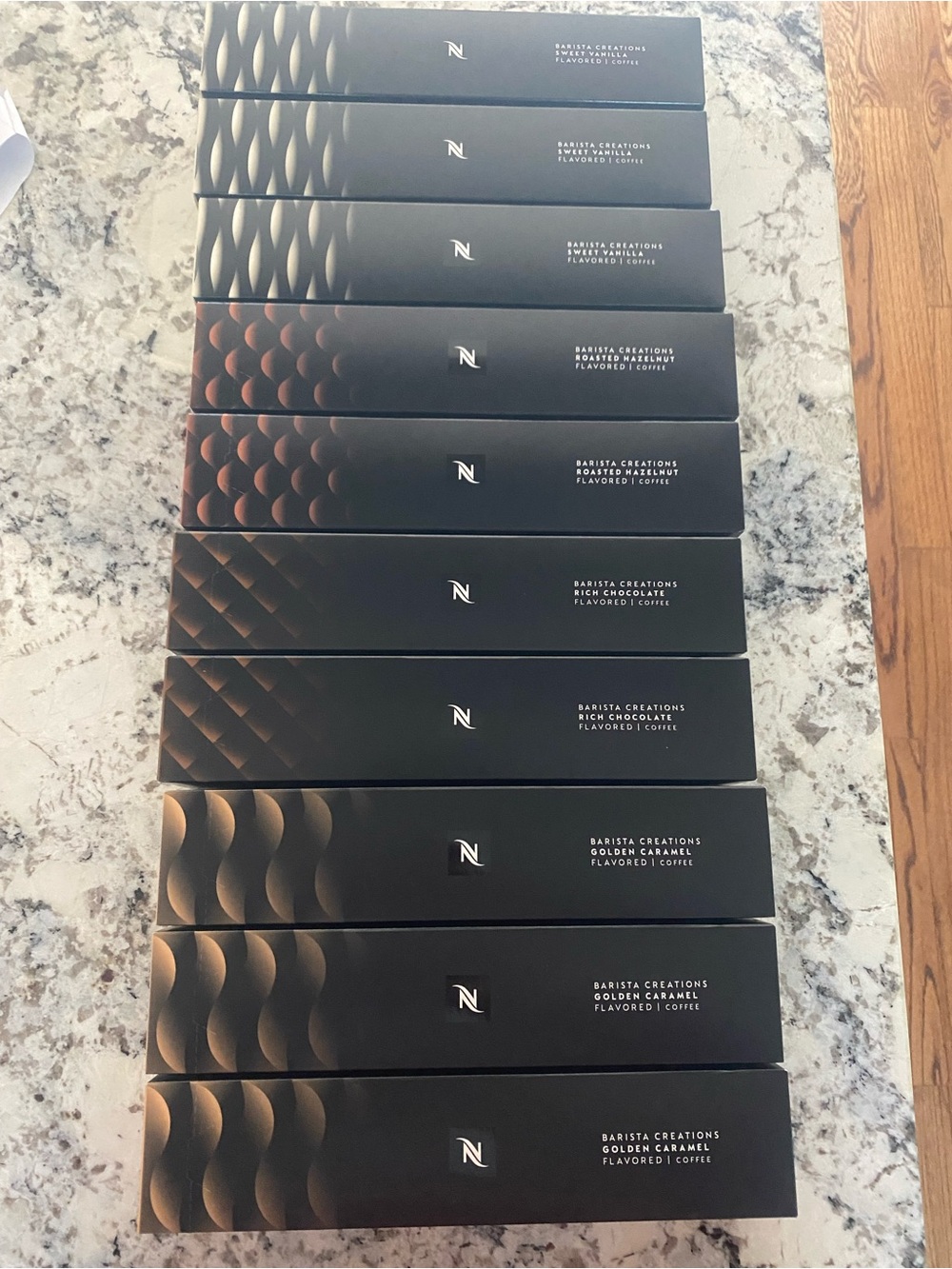 Nespresso Barista Creations Capsules - Black with Gold Accent